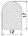 - MZS - G787 - EPDM rubber profiles - Semi-circle, D-profiles - MZS - G787 - EPDM rubber profiles - Semi-circle, D-profiles