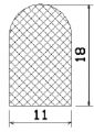 MZS 25029 - EPDM sponge profiles - Semi-circle, D-profiles MZS 25029 - EPDM sponge profiles - Semi-circle, D-profiles