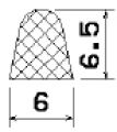 MZS 25105 - EPDM sponge profiles - Semi-circle, D-profiles MZS 25105 - EPDM sponge profiles - Semi-circle, D-profiles