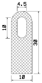 MZS 25142 - EPDM sponge profiles - Semi-circle, D-profiles MZS 25142 - EPDM sponge profiles - Semi-circle, D-profiles