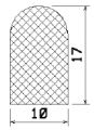 MZS 25149 - EPDM sponge profiles - Semi-circle, D-profiles MZS 25149 - EPDM sponge profiles - Semi-circle, D-profiles
