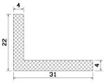 MZS 25151 - sponge rubber profiles - Angle shape profiles MZS 25151 - sponge rubber profiles - Angle shape profiles