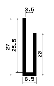 TU1- 0181 - rubber profiles - U shape profiles TU1- 0181 - rubber profiles - U shape profiles