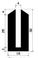 TU1- 0367 - rubber profiles - U shape profiles TU1- 0367 - rubber profiles - U shape profiles