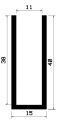 TU1- 0371 - rubber profiles - U shape profiles TU1- 0371 - rubber profiles - U shape profiles