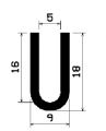- TU1- G598 - rubber profiles - U shape profiles - TU1- G598 - rubber profiles - U shape profiles