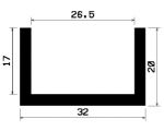 TU1- 0435 - rubber profiles - U shape profiles TU1- 0435 - rubber profiles - U shape profiles