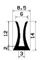 TU1- 0444 - rubber profiles - U shape profiles TU1- 0444 - rubber profiles - U shape profiles