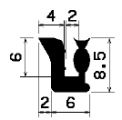 TU1- 0545 - rubber profiles - U shape profiles TU1- 0545 - rubber profiles - U shape profiles