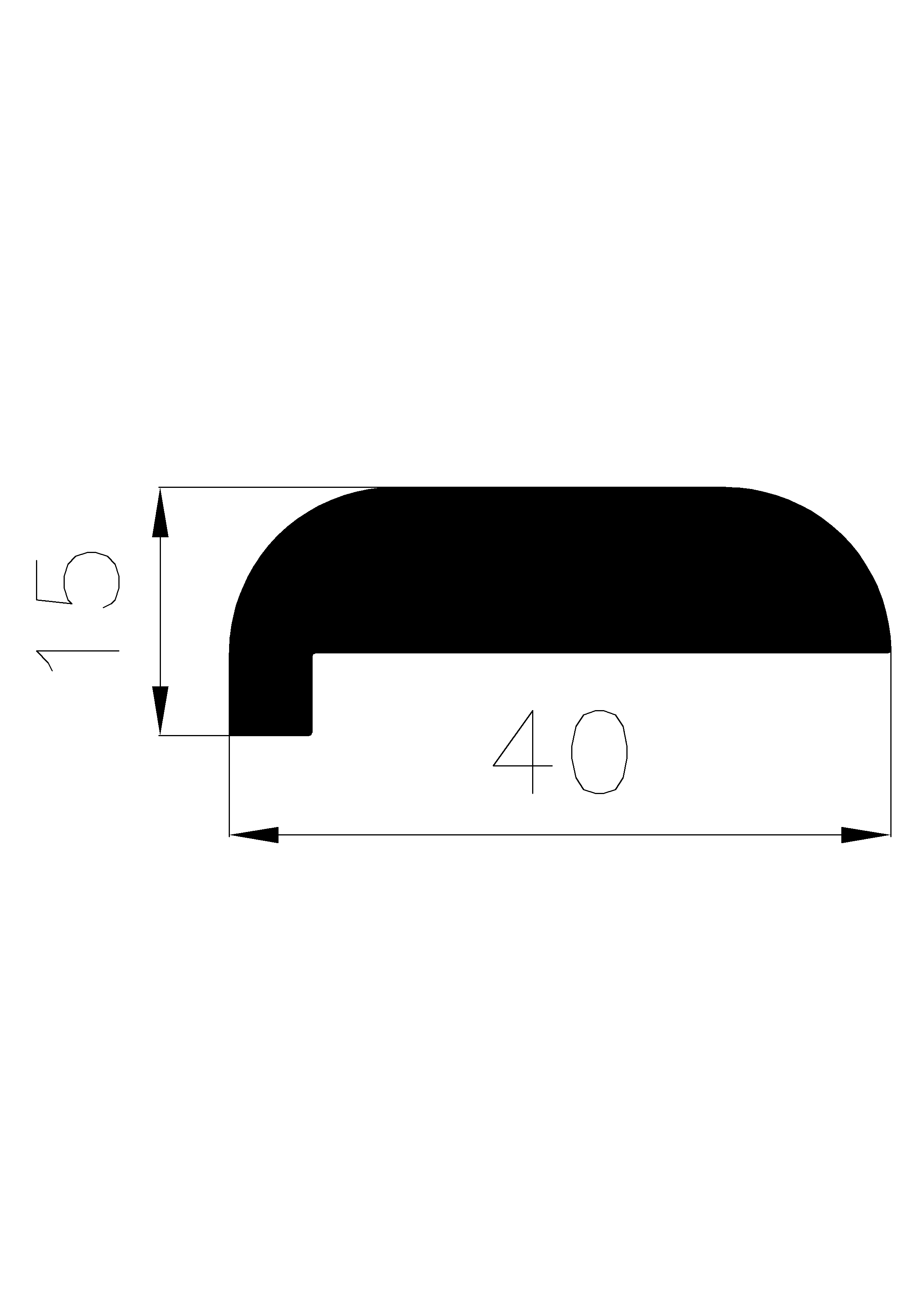 10480180KG - rubber profiles - Angle shape profiles 10480180KG - rubber profiles - Angle shape profiles
