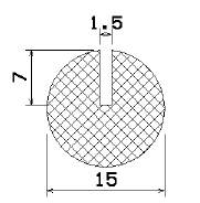 MZS 25415 - sponge profiles - U shape profiles MZS 25415 - sponge profiles - U shape profiles