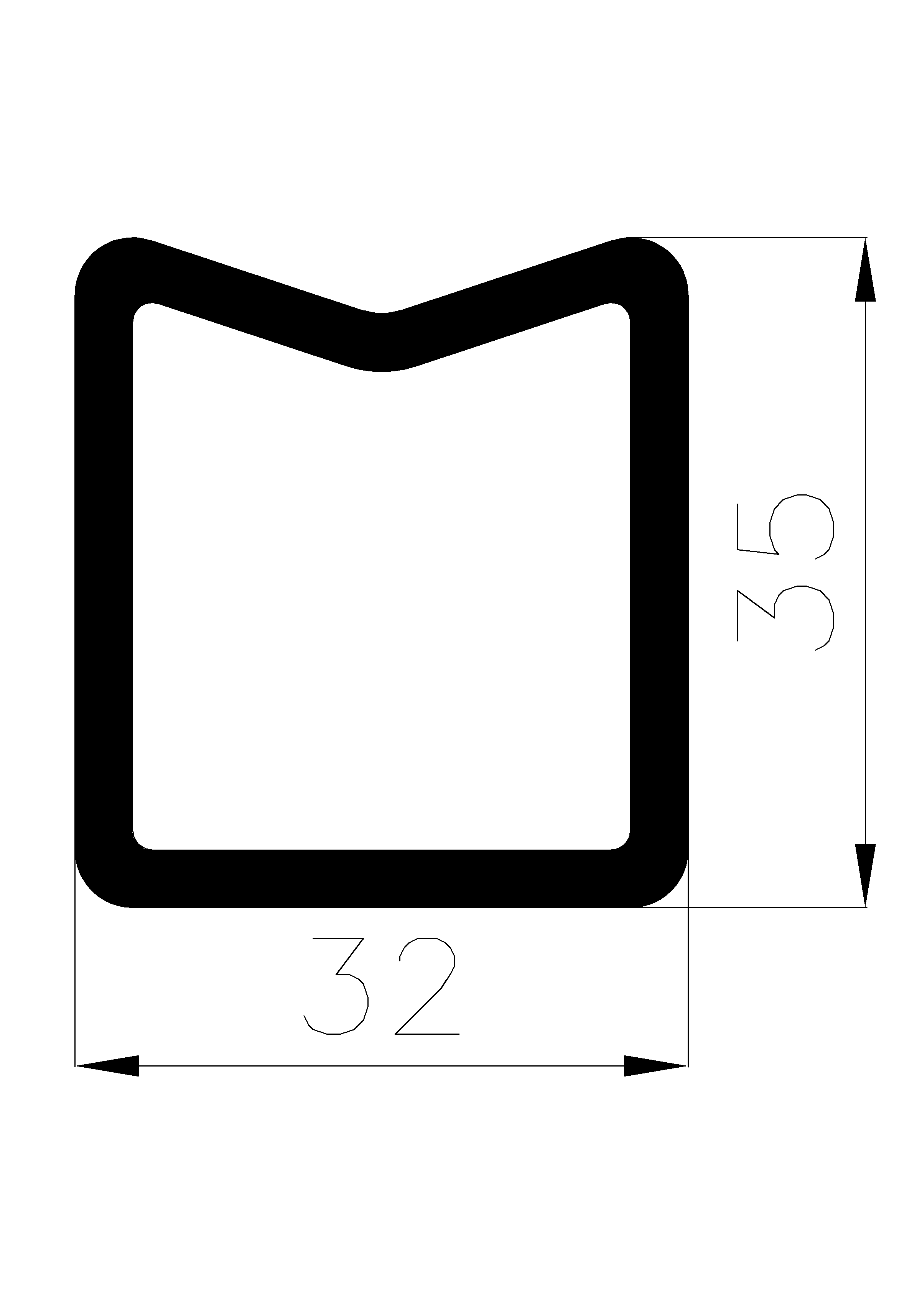 10940370KG - rubber profiles - Square profiles 10940370KG - rubber profiles - Square profiles