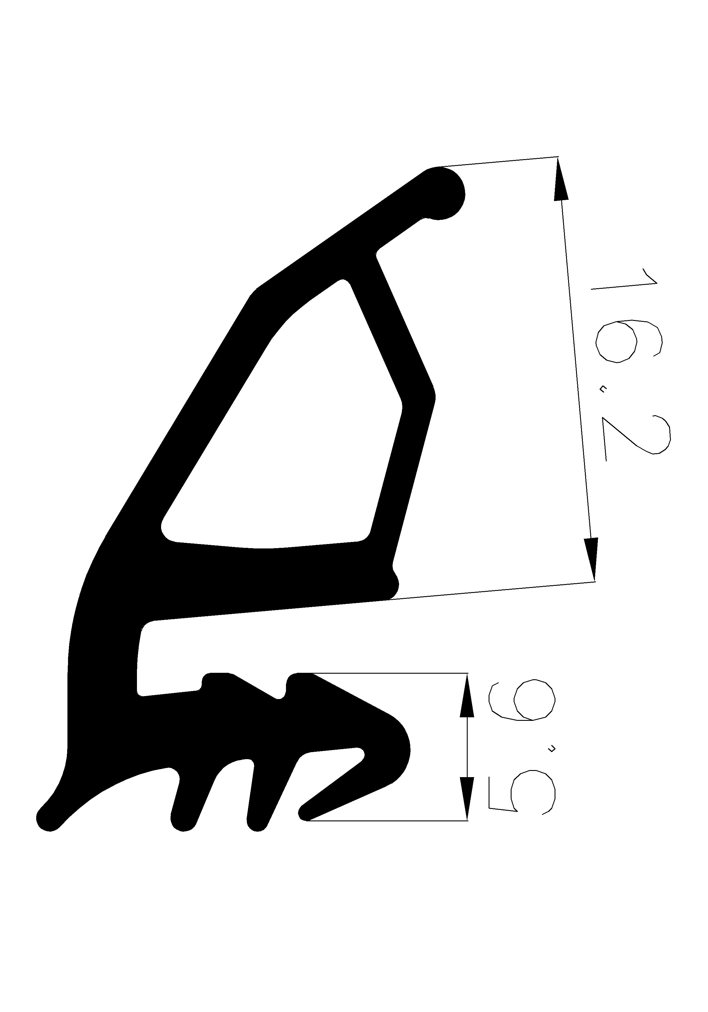 11180160KG - silicone rubber profiles - Door-frame profiles 11180160KG - silicone rubber profiles - Door-frame profiles