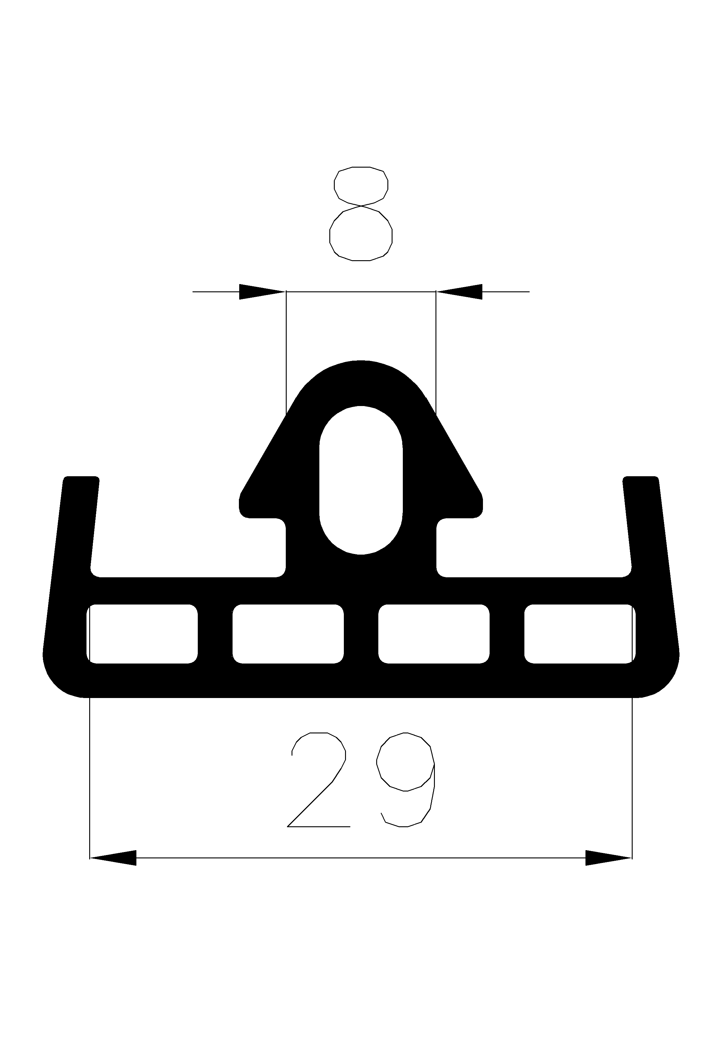 11280370KG - EPDM profiles - Spacer and bumper profiles 11280370KG - EPDM profiles - Spacer and bumper profiles