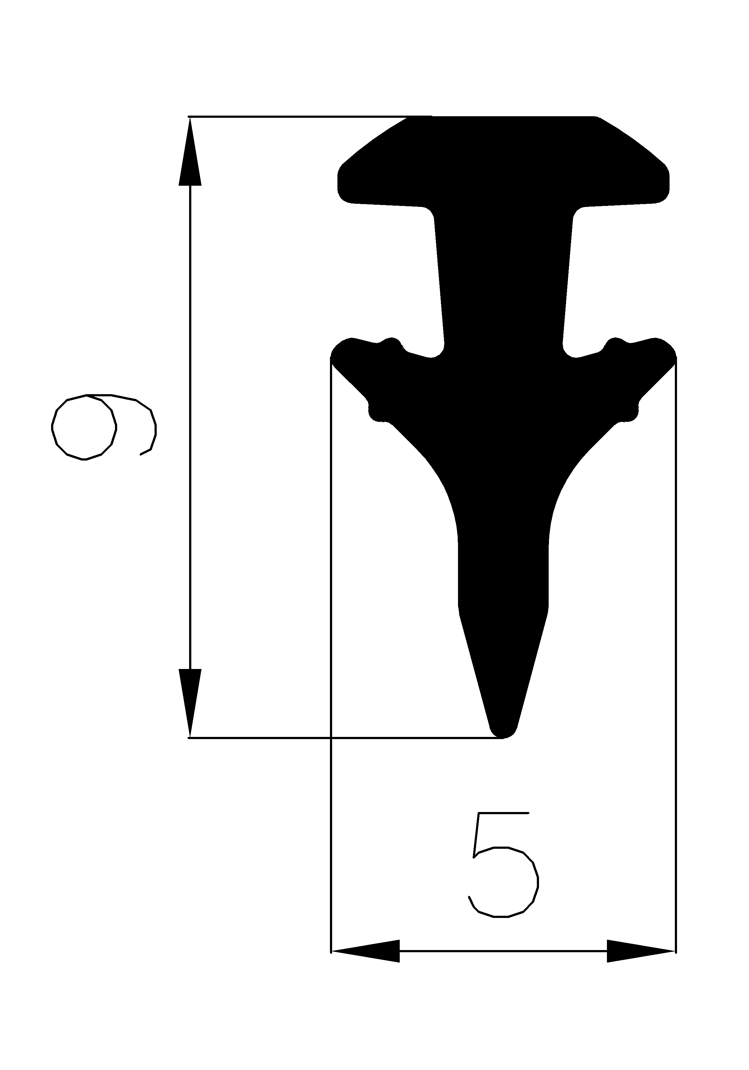 17230160KG - rubber profiles - Cover and T-profiles 17230160KG - rubber profiles - Cover and T-profiles