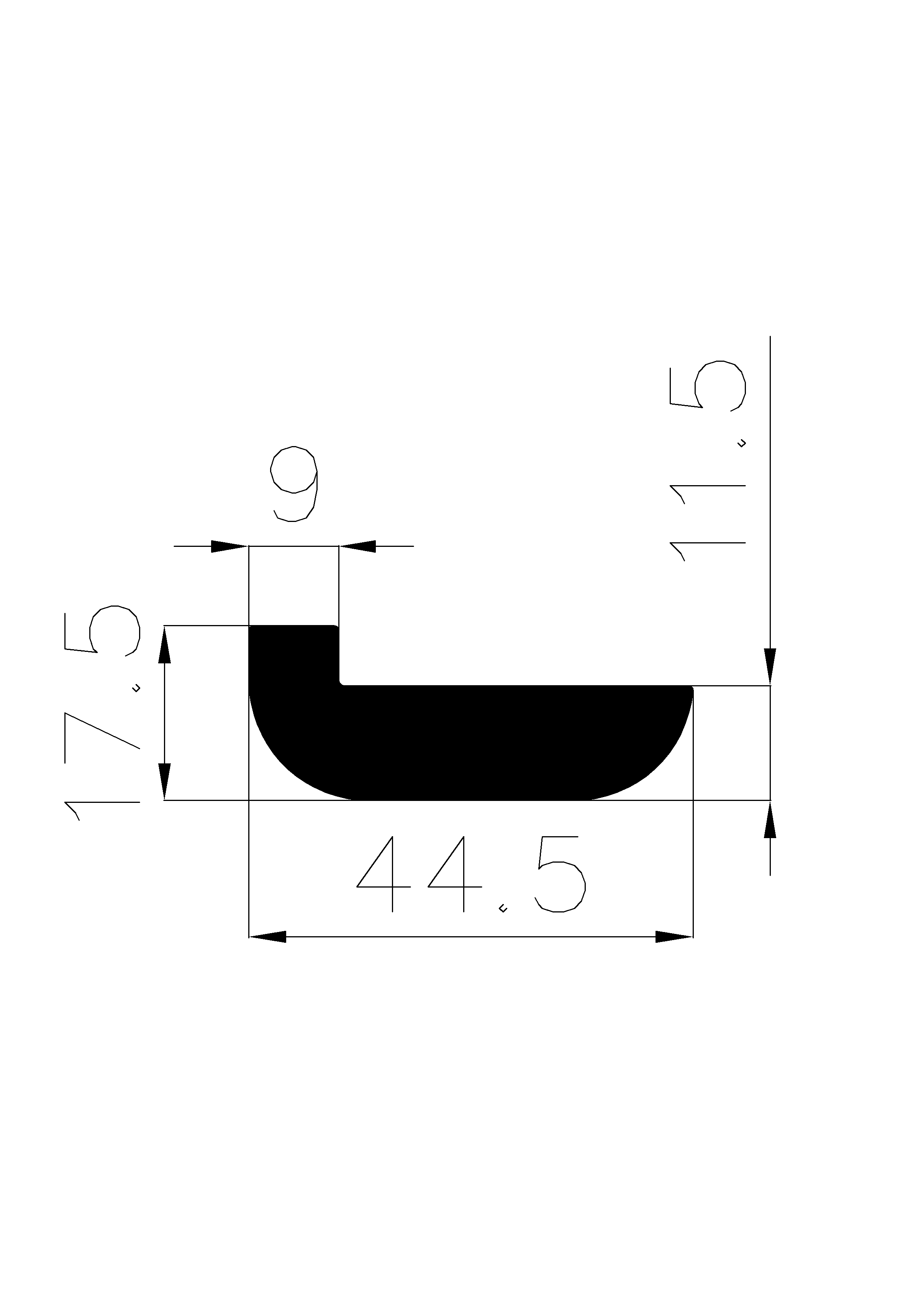 11350380KG - rubber profiles - Angle shape profiles 11350380KG - rubber profiles - Angle shape profiles