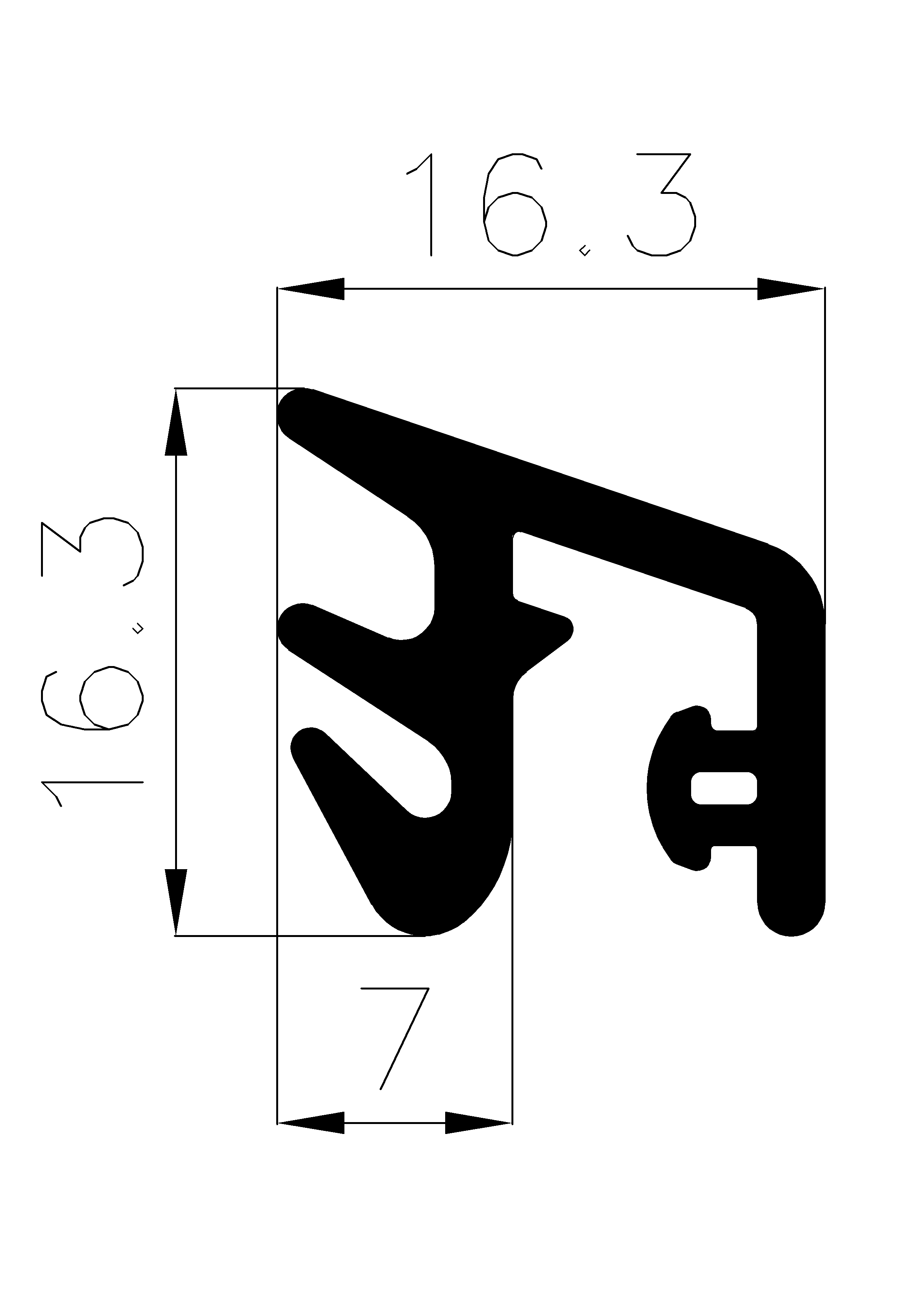 11740365KG - Other gasket profiles 11740365KG - Other gasket profiles