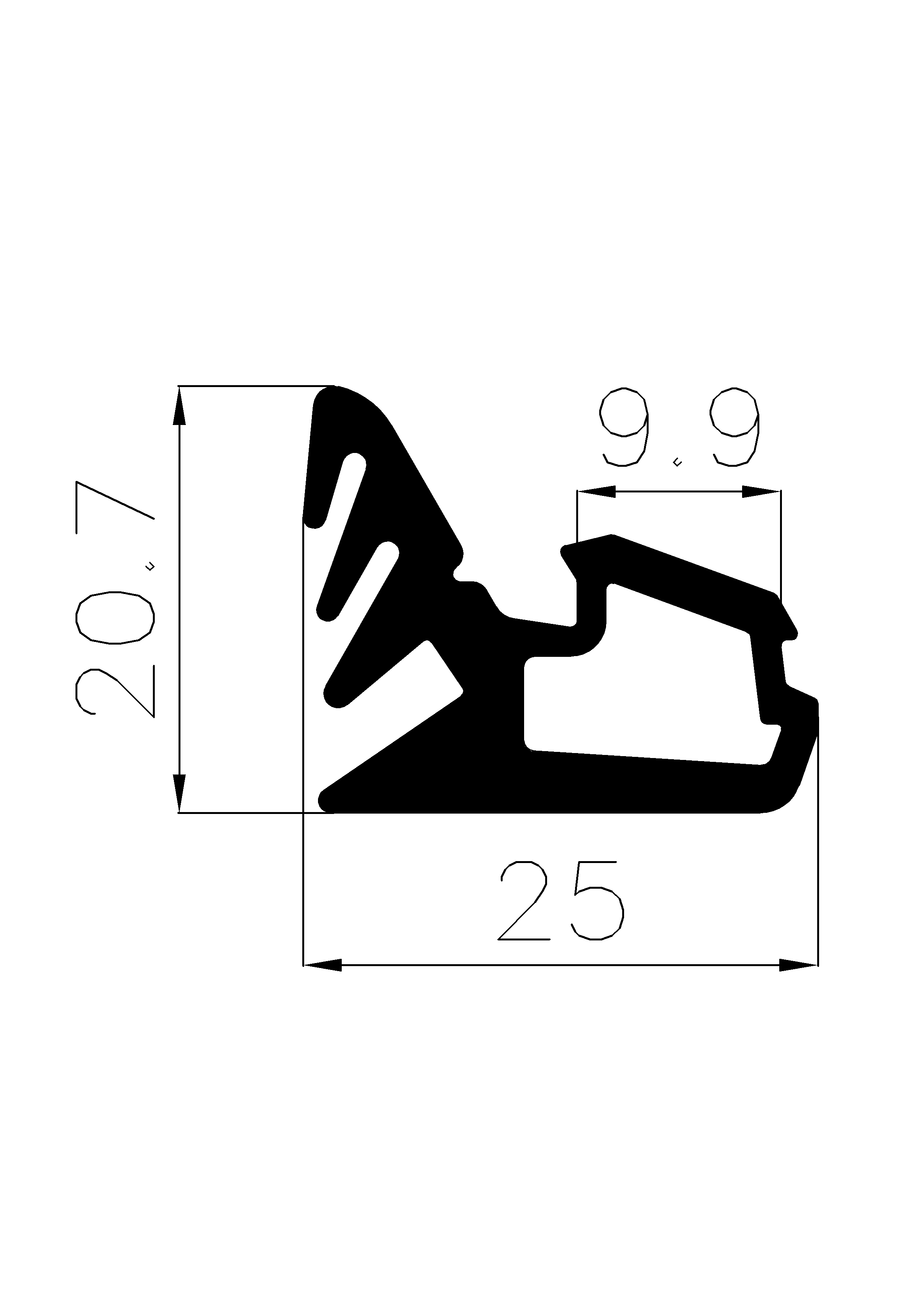11750365KG - Other gasket profiles 11750365KG - Other gasket profiles