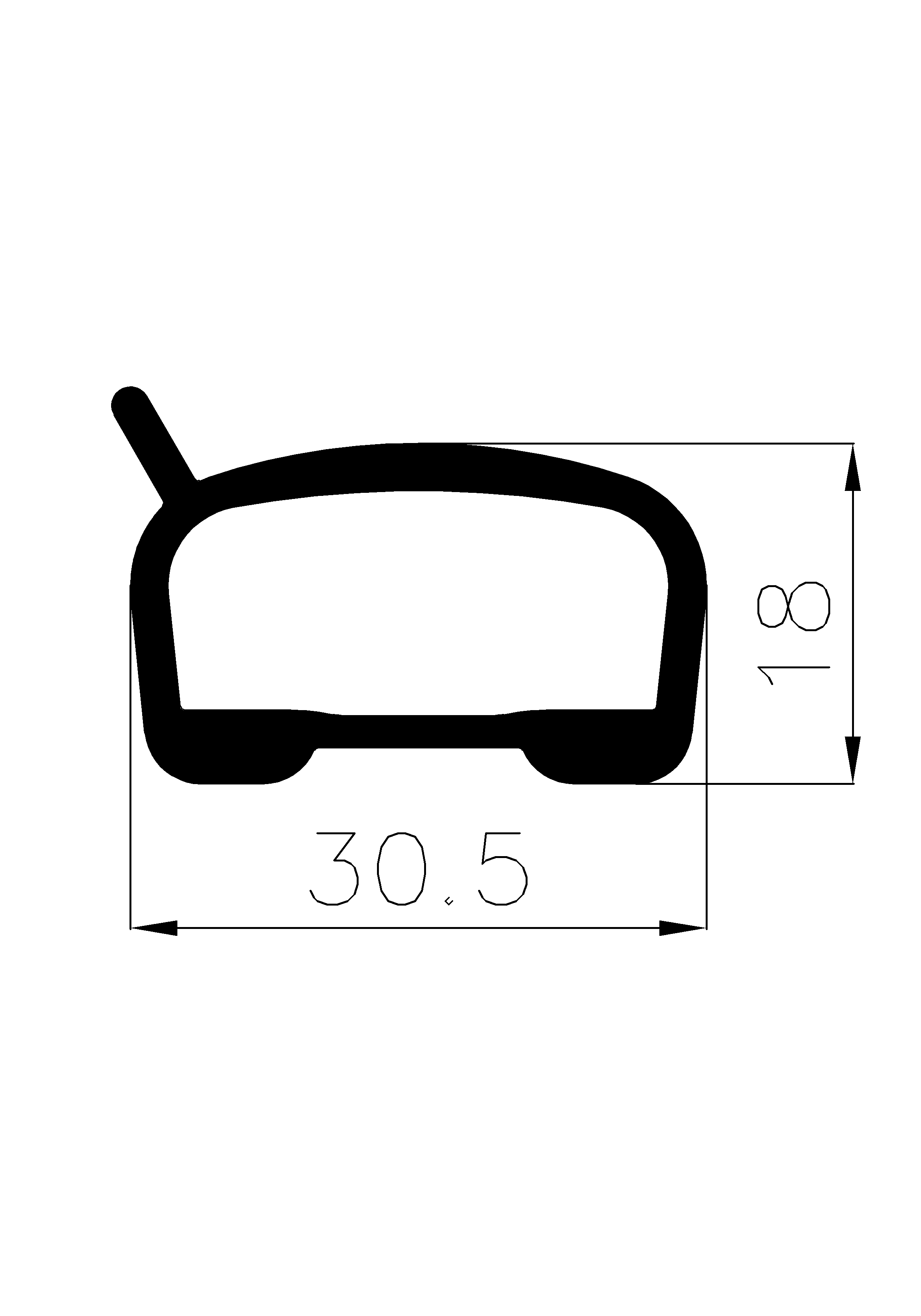 11840350KG - EPDM rubber profiles - Semi-circle, D-profiles 11840350KG - EPDM rubber profiles - Semi-circle, D-profiles