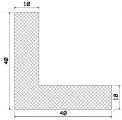 MZS 25163 - sponge rubber profiles - Angle shape profiles MZS 25163 - sponge rubber profiles - Angle shape profiles