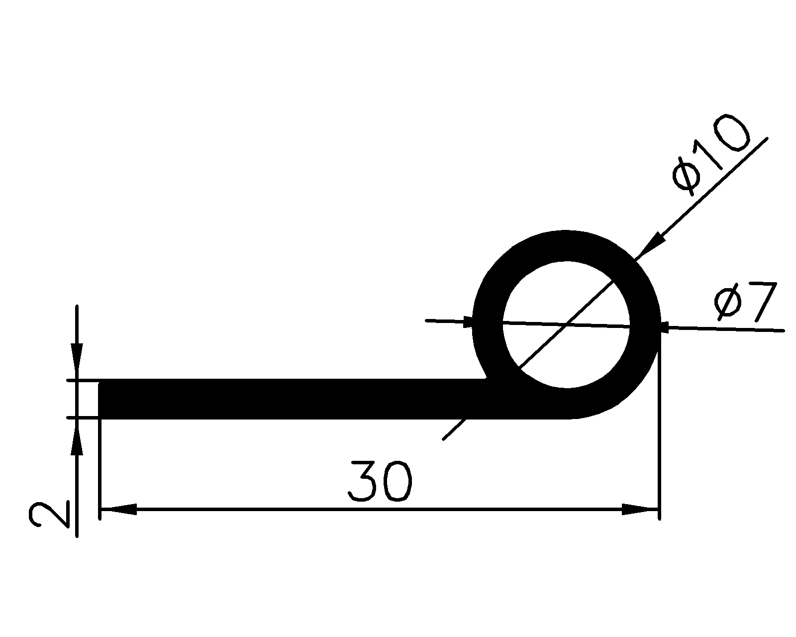 13040370KG - EPDM profiles - Flag or 'P' profiles 13040370KG - EPDM profiles - Flag or 'P' profiles