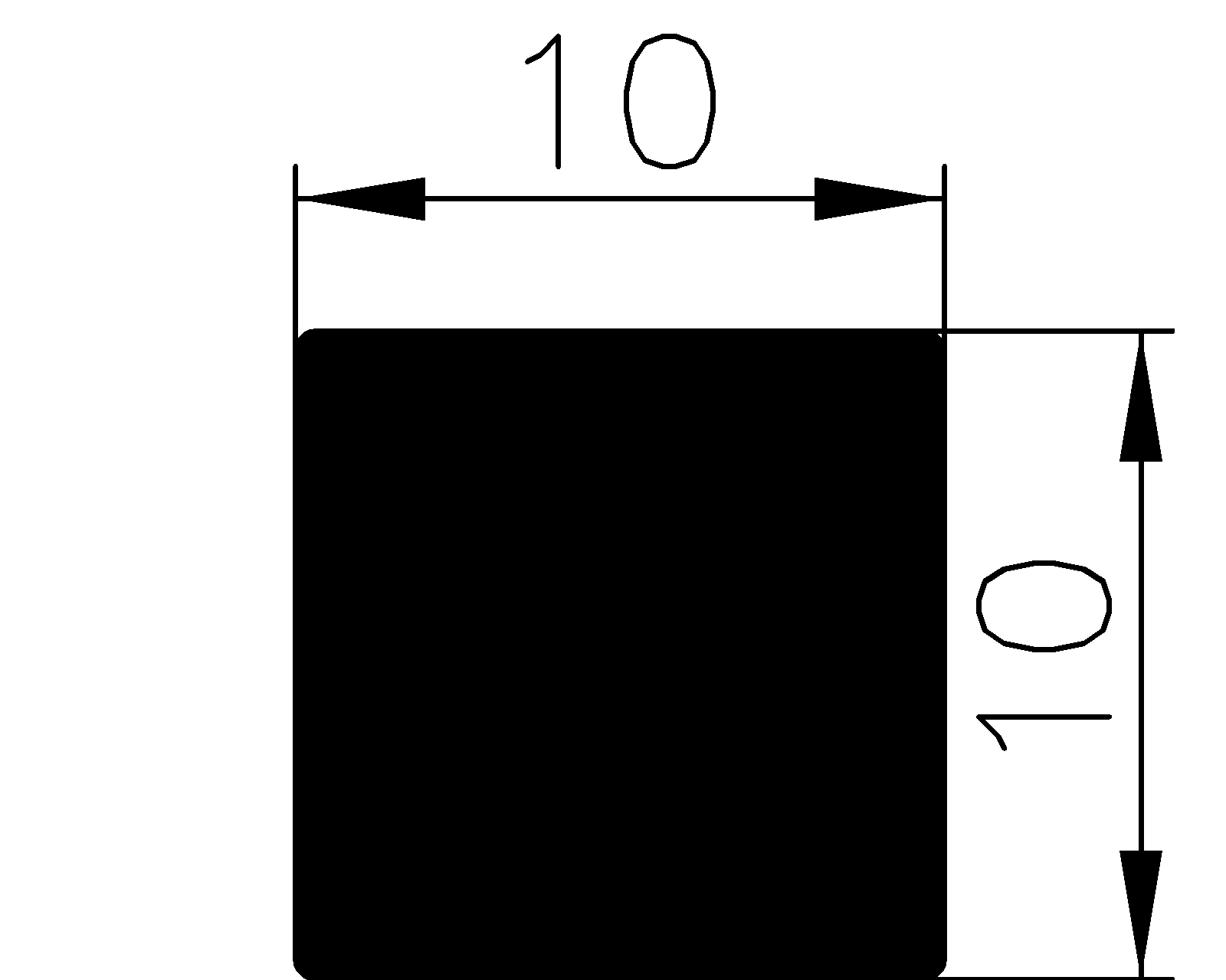 13190350KG - rubber profiles - Square profiles 13190350KG - rubber profiles - Square profiles