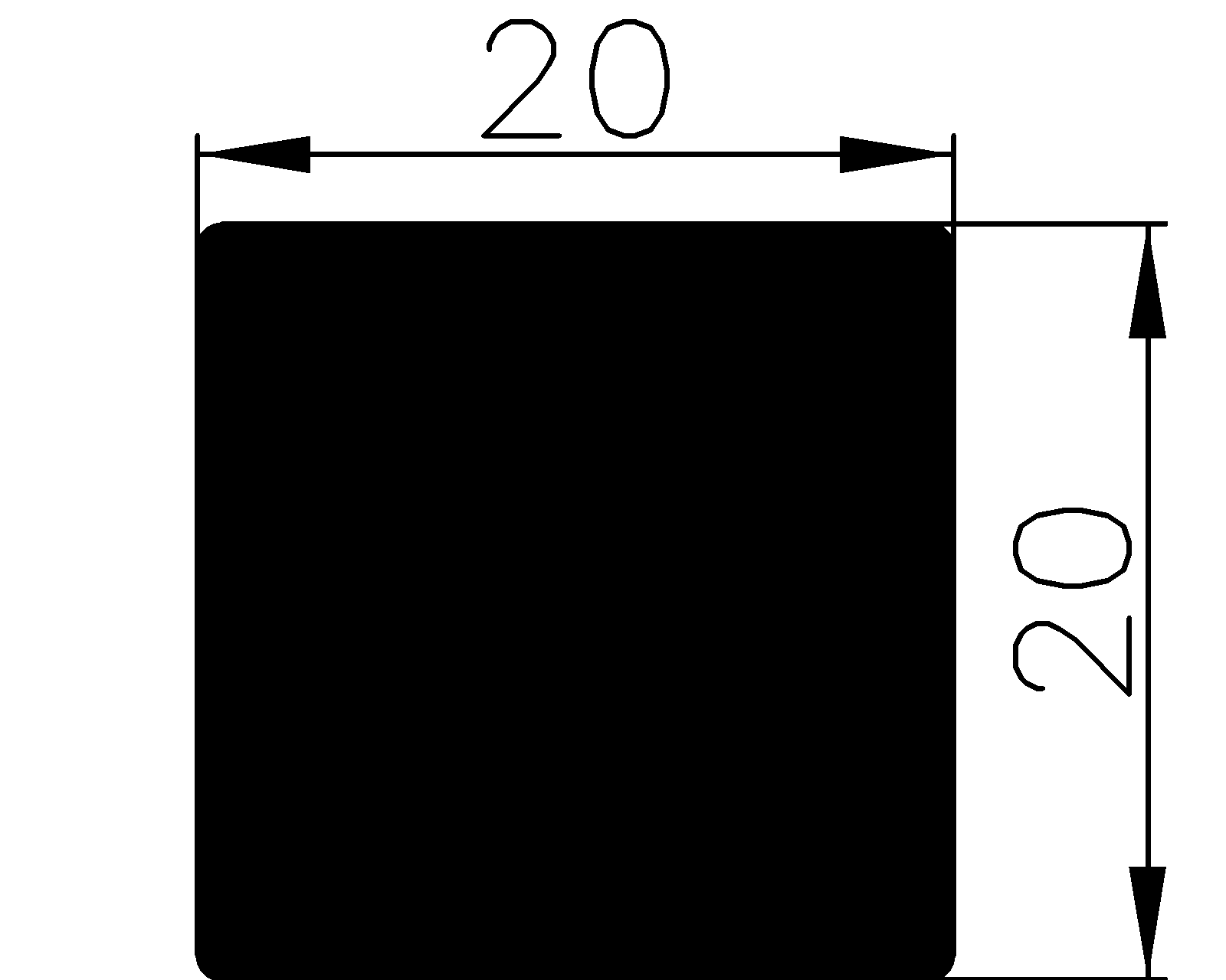 13200350KG - rubber profiles - Square profiles 13200350KG - rubber profiles - Square profiles