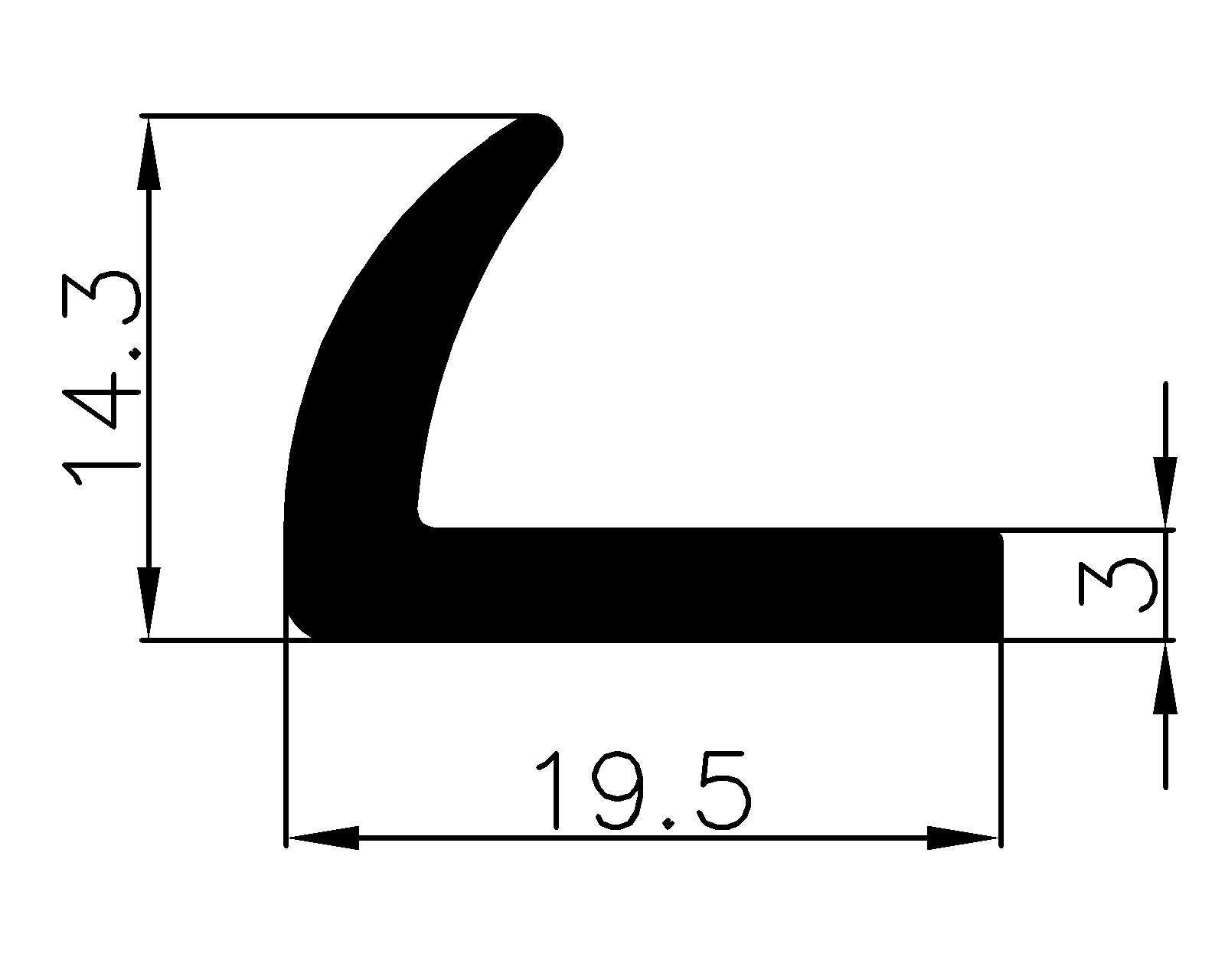 15610365KG - Other gasket profiles 15610365KG - Other gasket profiles