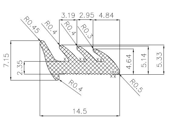 13950160KG - Glazing profiles 13950160KG - Glazing profiles