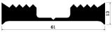 F 0580 - EPDM profiles - Layer and insulator profiles F 0580 - EPDM profiles - Layer and insulator profiles