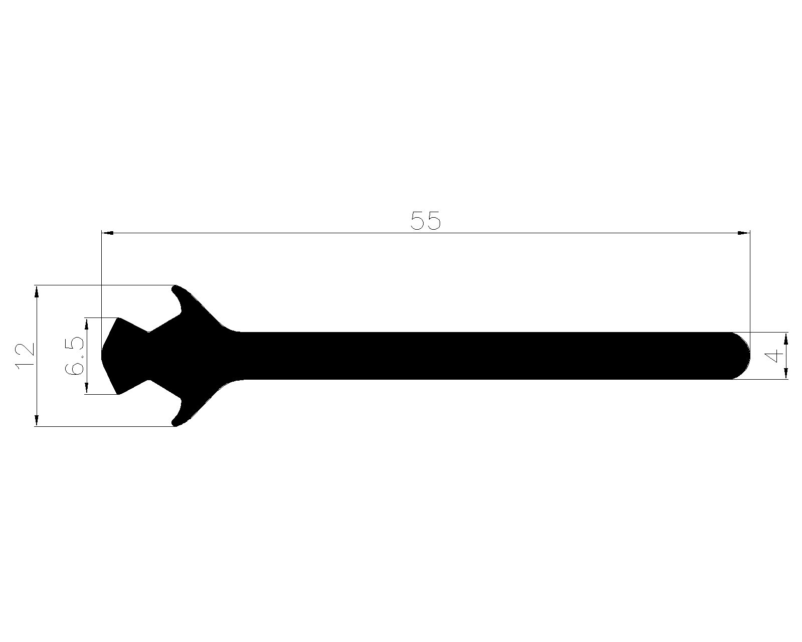 16750380KG - rubber profiles - Cover and T-profiles 16750380KG - rubber profiles - Cover and T-profiles