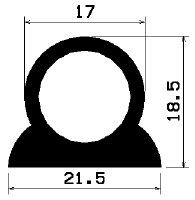 RT 0387 - EPDM rubber profiles - Sliding door – finger-guard profiles RT 0387 - EPDM rubber profiles - Sliding door – finger-guard profiles