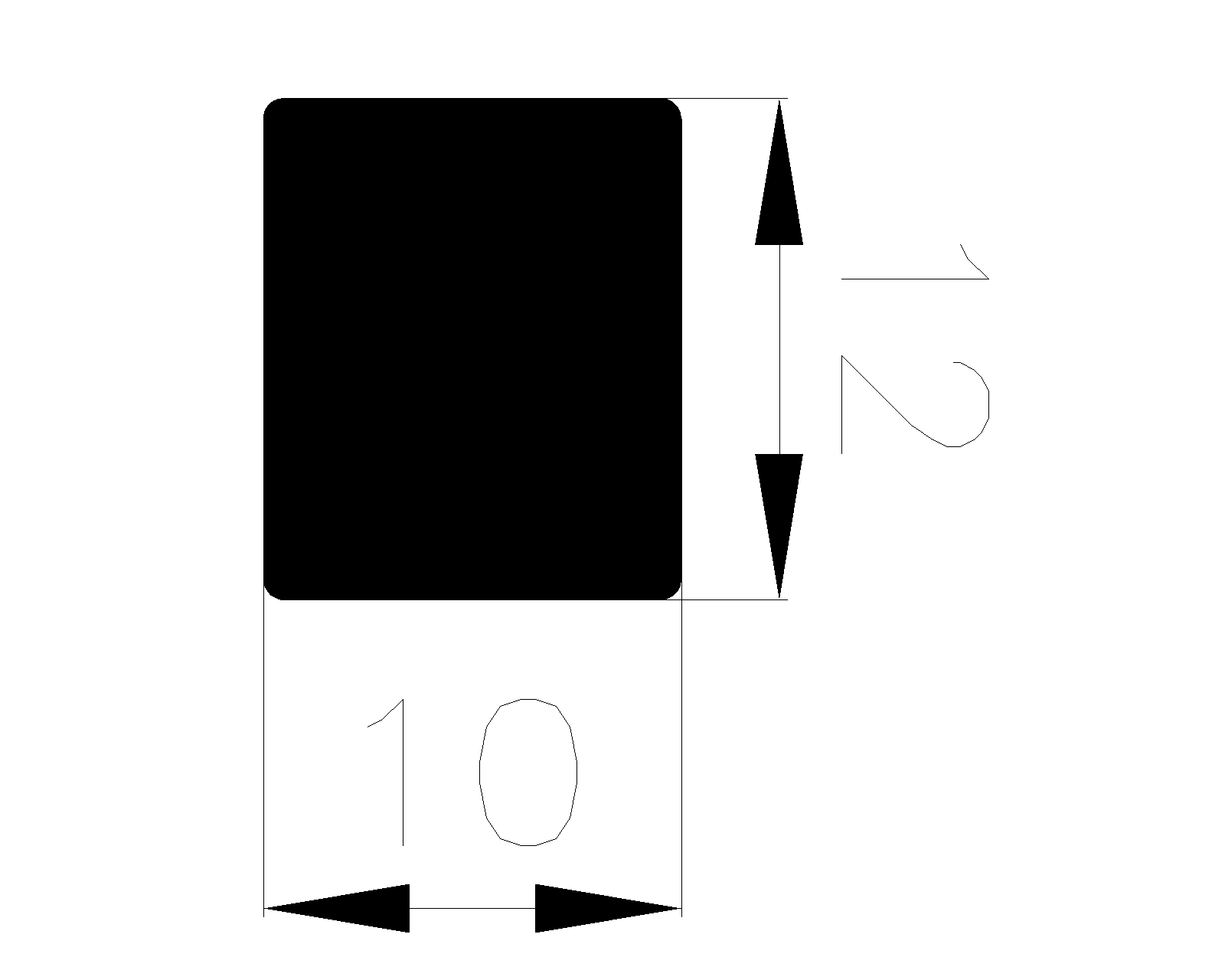 17740403KG - sponge profiles - Square profiles 17740403KG - sponge profiles - Square profiles