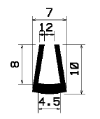 TU1- 0113 - silicone profiles - U shape profiles TU1- 0113 - silicone profiles - U shape profiles