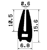 TU1- 0317 - silicone profiles - U shape profiles TU1- 0317 - silicone profiles - U shape profiles
