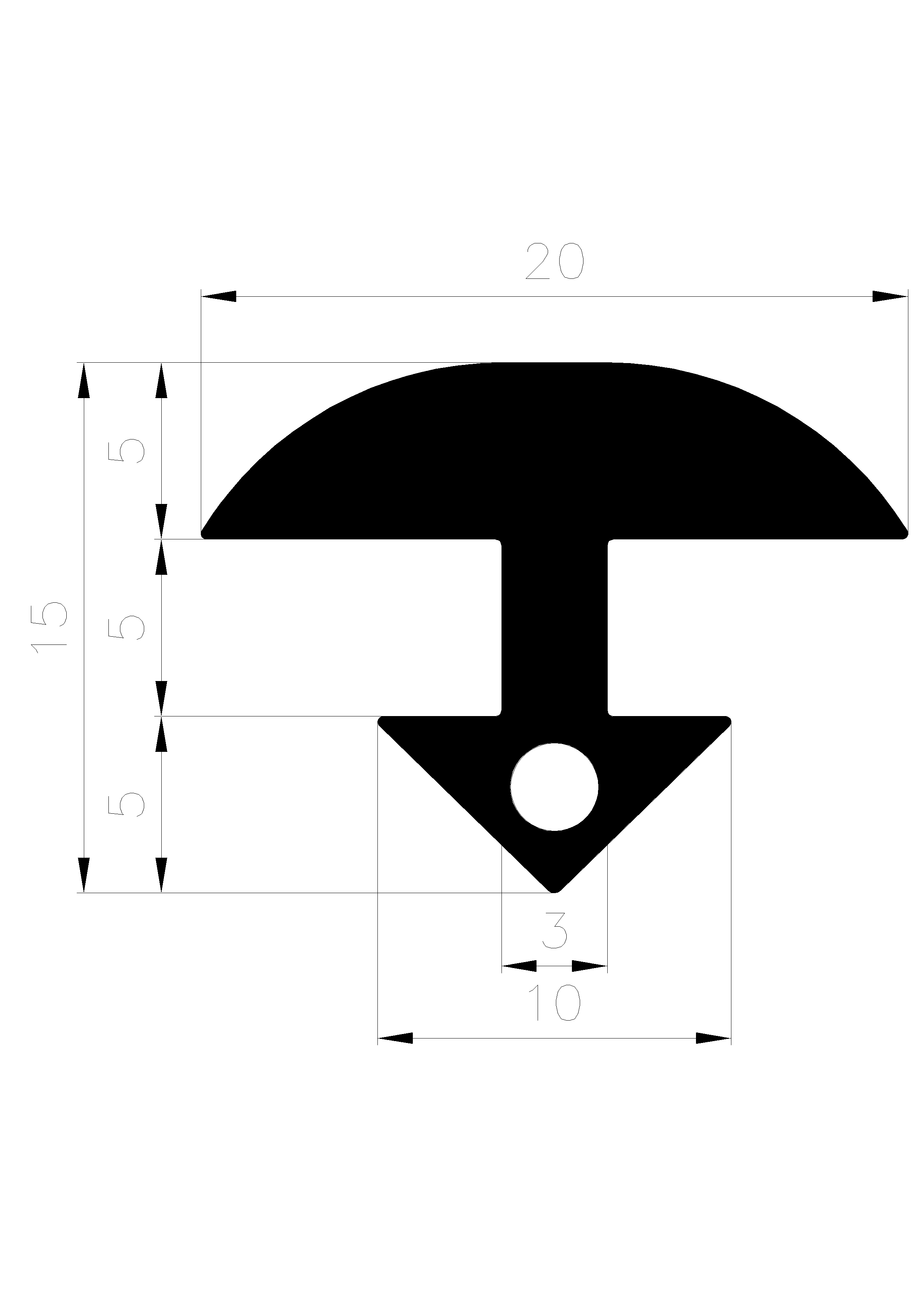 18700370KG - rubber profiles - Cover and T-profiles 18700370KG - rubber profiles - Cover and T-profiles