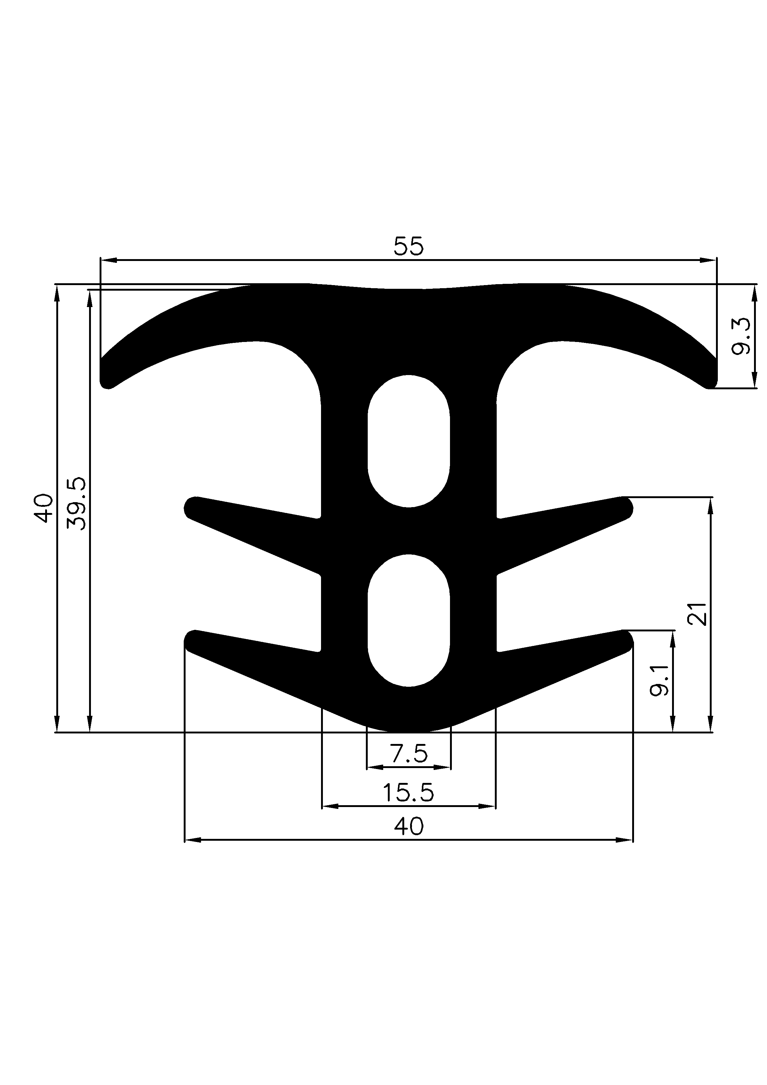 18780370KG - rubber profiles - Cover and T-profiles 18780370KG - rubber profiles - Cover and T-profiles