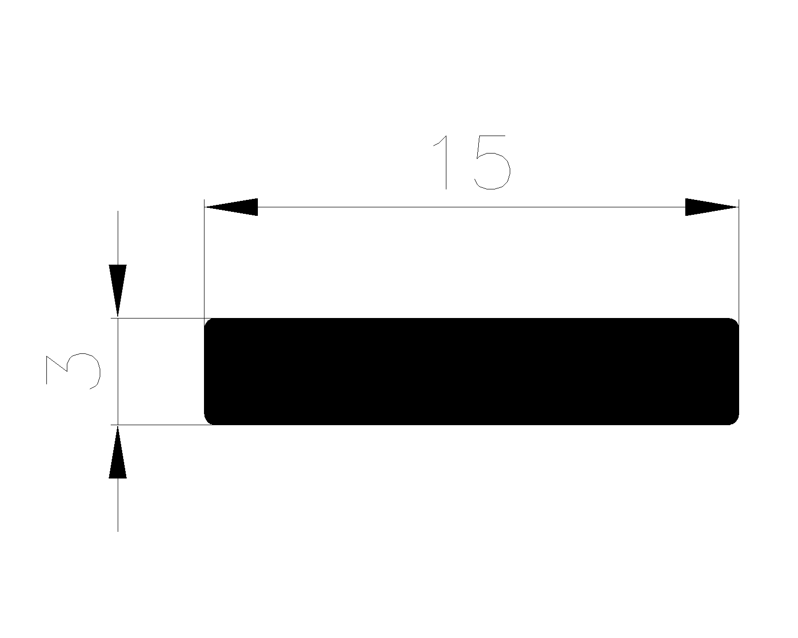 19470403KG - sponge profiles - Square profiles 19470403KG - sponge profiles - Square profiles
