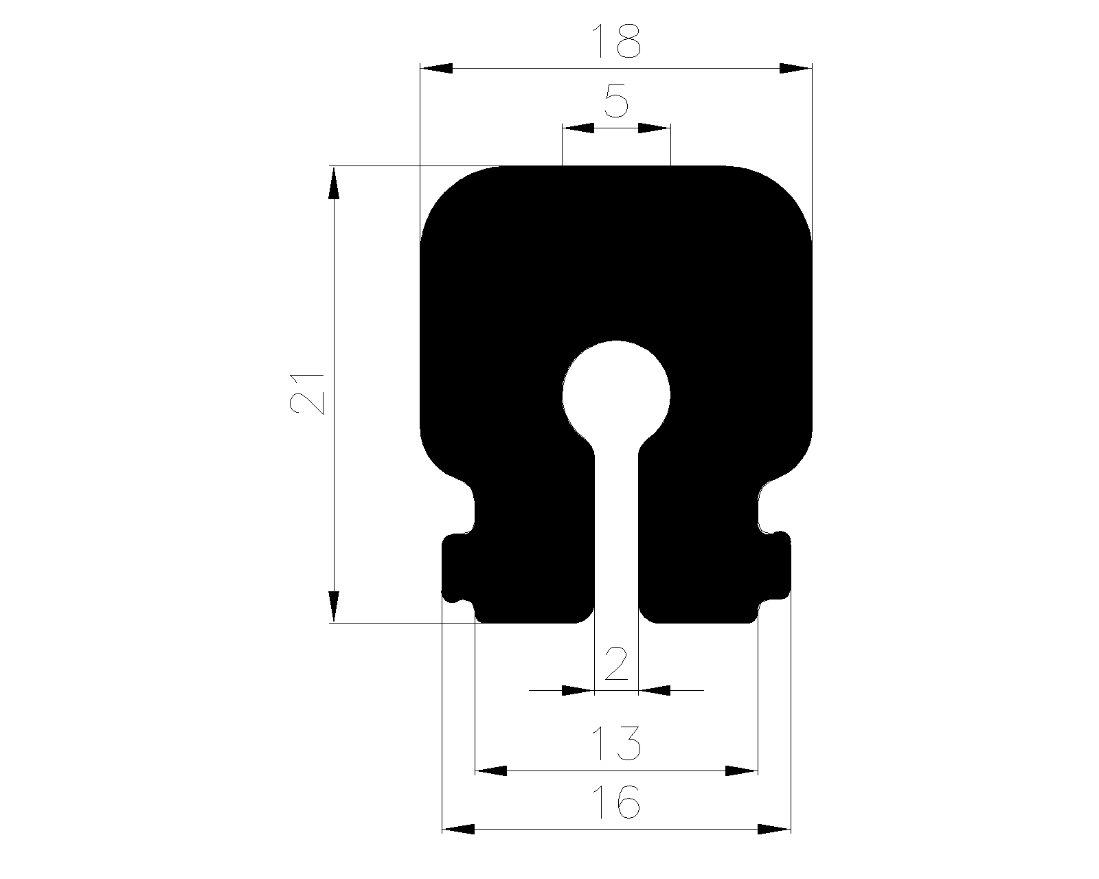 19940380KG - rubber profiles - Square profiles 19940380KG - rubber profiles - Square profiles