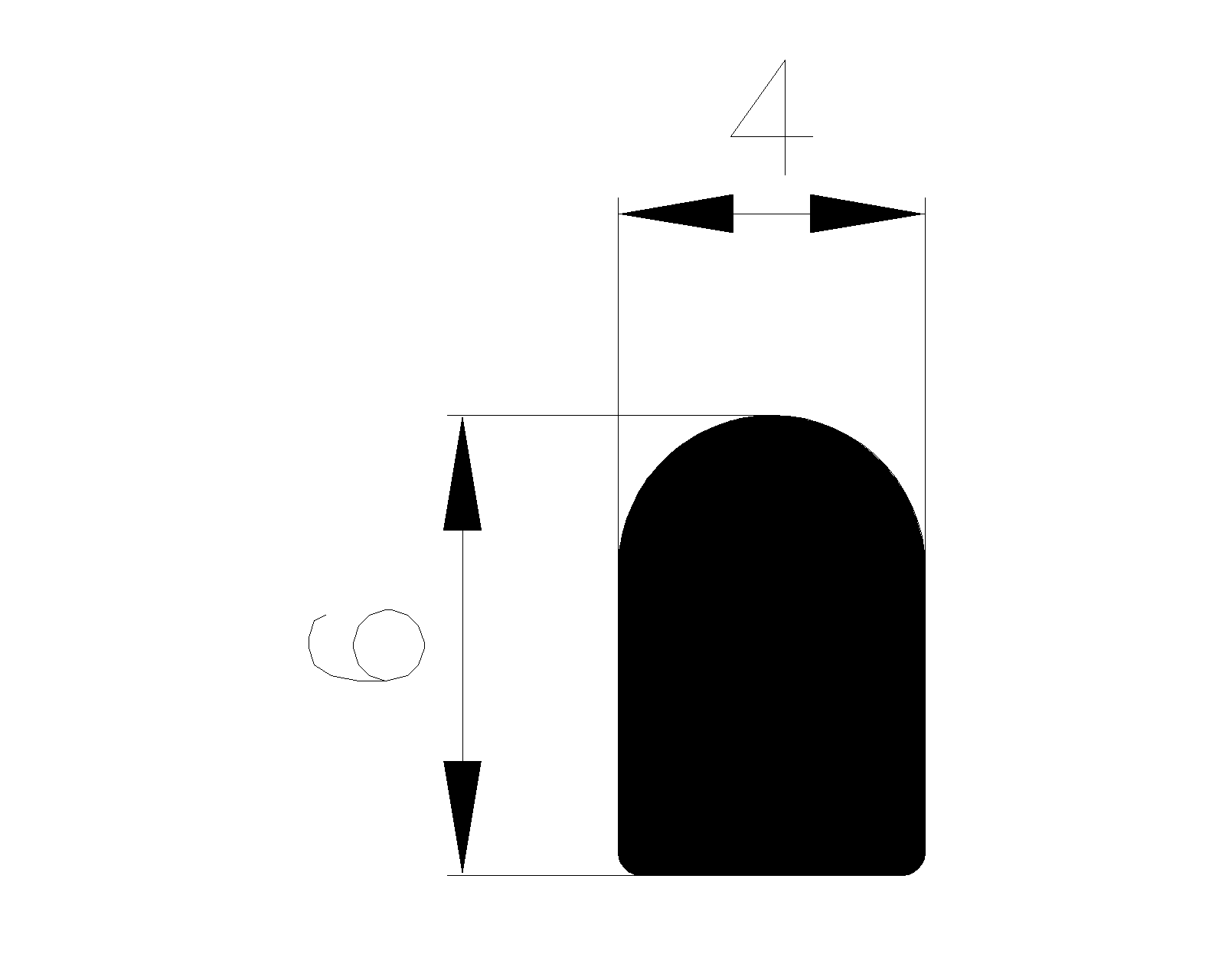 19950403KG - EPDM sponge profiles - Semi-circle, D-profiles 19950403KG - EPDM sponge profiles - Semi-circle, D-profiles