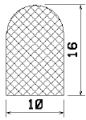1B= 200 m MZS 25205 - EPDM sponge profiles - Semi-circle, D-profiles 1B= 200 m MZS 25205 - EPDM sponge profiles - Semi-circle, D-profiles