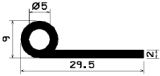 FN 1409 - silicone profiles - Flag or 'P' profiles FN 1409 - silicone profiles - Flag or 'P' profiles
