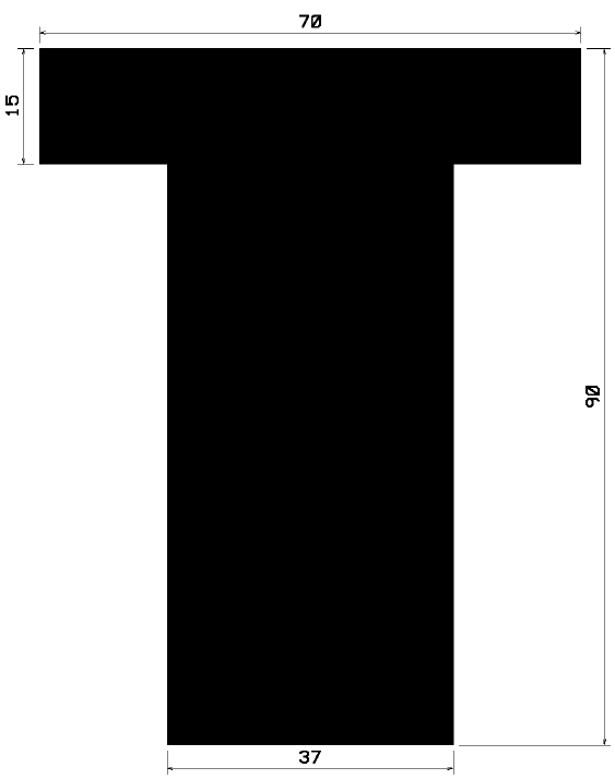 T 0351 - rubber profiles - Cover and T-profiles T 0351 - rubber profiles - Cover and T-profiles