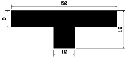 T 0864 - rubber profiles - Cover and T-profiles T 0864 - rubber profiles - Cover and T-profiles
