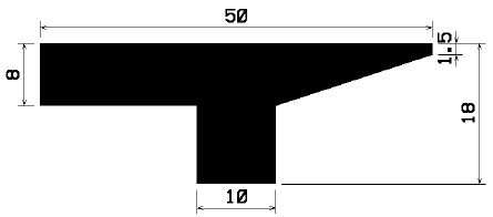 T 0863 - rubber profiles - Cover and T-profiles T 0863 - rubber profiles - Cover and T-profiles