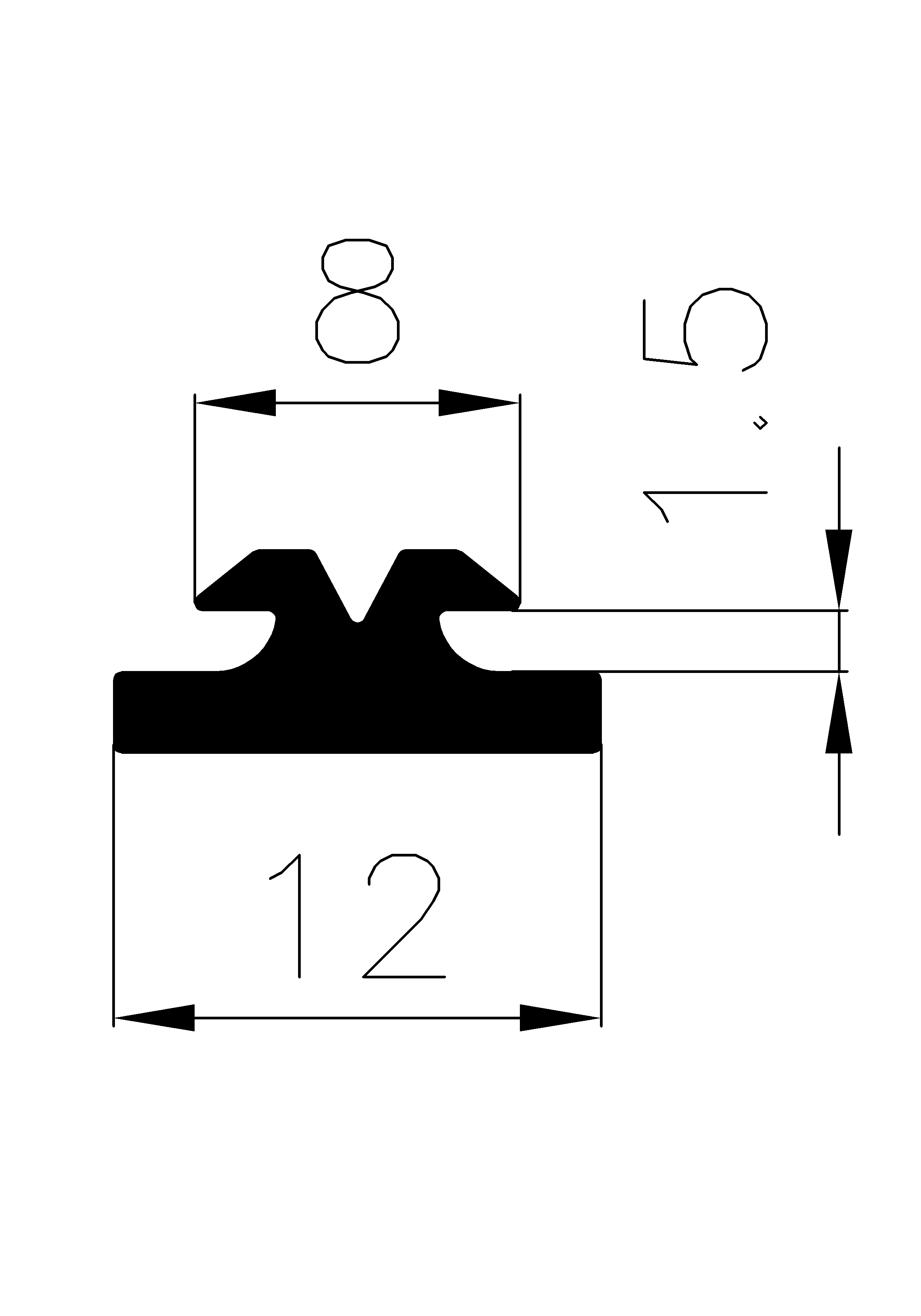 2970160KG - EPDM profiles - Spacer and bumper profiles 2970160KG - EPDM profiles - Spacer and bumper profiles