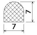 MZS 25246 - EPDM sponge profiles - Semi-circle, D-profiles MZS 25246 - EPDM sponge profiles - Semi-circle, D-profiles