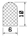 1B= 100 m MZS 25261 - EPDM rubber profiles - Semi-circle, D-profiles 1B= 100 m MZS 25261 - EPDM rubber profiles - Semi-circle, D-profiles