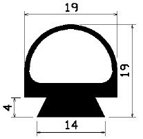 RT 0920 - EPDM rubber profiles - Sliding door – finger-guard profiles RT 0920 - EPDM rubber profiles - Sliding door – finger-guard profiles