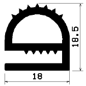 RT 1399 - silicone profiles - Sliding door – finger-guard profiles RT 1399 - silicone profiles - Sliding door – finger-guard profiles